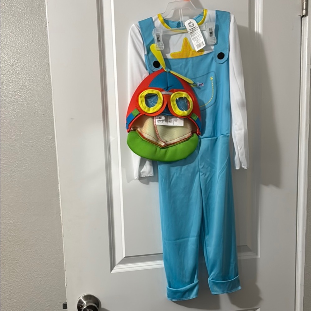 Kids Blue Aviator Costume